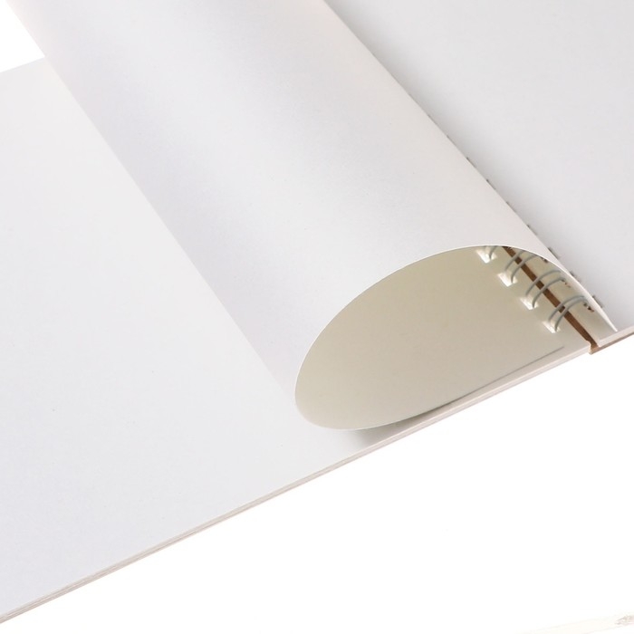 Скетчбук для акварели А4, 20 листов на гребне, Calligrata TOP, обложка мелованный картон, жесткая подложка, блок СПб ГОЗНАК 200 г/м2