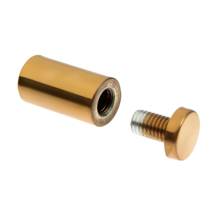 Дистанционный держатель для табличек, 19х40 мм, цвет золото, набор 6 шт. Дистанционный держатель для табличек, 19х40 мм, цвет золото, набор 6 шт.