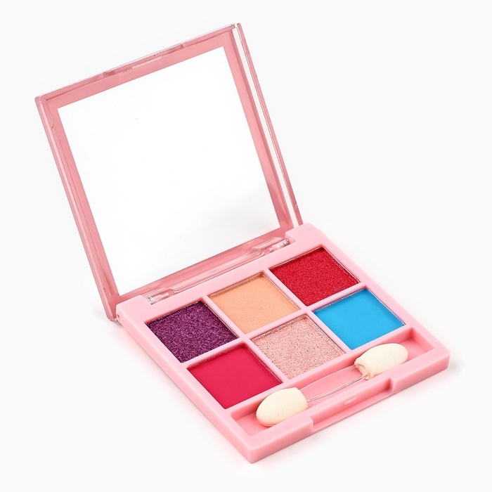 Набор детской косметики «Розовые мечты», тени 6 цв по 1,2 гр, блеск 8 гр, тон розовый Набор детской косметики «Розовые мечты», тени 6 цв по 1,2 гр, блеск 8 гр, тон розовый