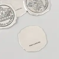 Декор металл для творчества "Оттиск печати. Император всея Руси" 3х3 см