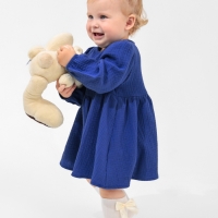 Платье с воротничком Крошка Я Муслин, 92-98, синий