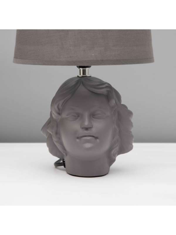 Лампа настольная "Афродита" 1х40Вт Е14 серый 19х19х28,5см