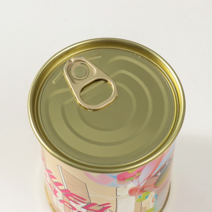 Подарочные носки в банке &laquo;Лучшей подруге&raquo;, (внутри носки женские, цвет белый)