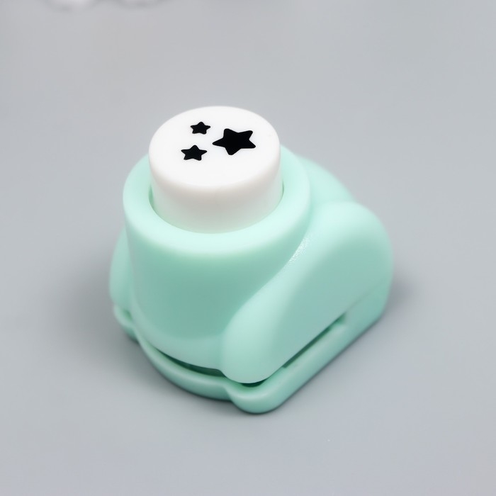 Дырокол фигурный "Три звёздочки" d=0,8 см МИКС 3х2,5х2,5 см