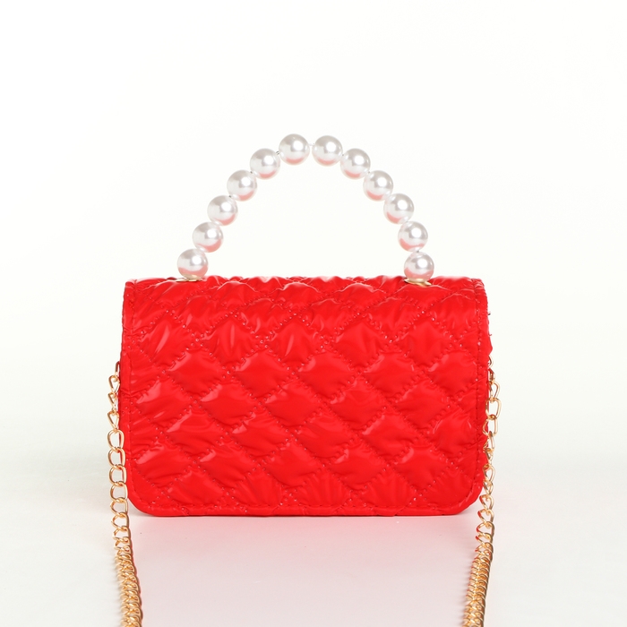 Сумка детская для девочки на молнии «Выбражулька», цвет красный Сумка детская для девочки на молнии «Выбражулька», цвет красный