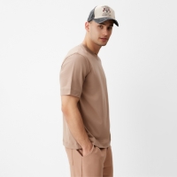 Футболка мужская из органического хлопка MINAKU REGULAR FIT: цвет бежевый, р-р 54