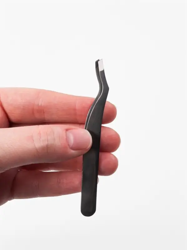 Пинцет скошенный, узкий, 9 см