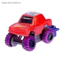 Конструктор &laquo;Джип&raquo; с запуском, 12 деталей, МИКС