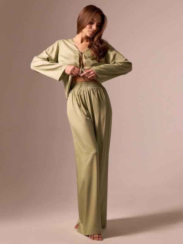 Костюм домашний (рубашка и брюки)  SL HOME р. S, зеленый