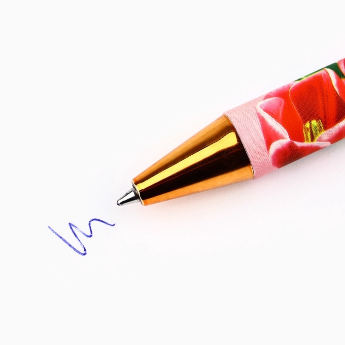 Ручка автоматическая шариковая &laquo;Самой прекрасной, с 8 марта&raquo;, пластик, 0.7 мм, синяя паста