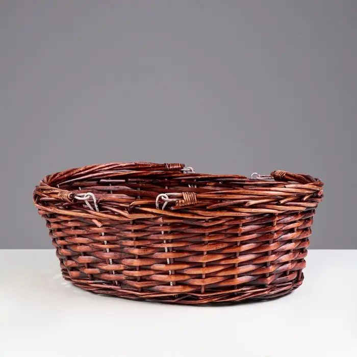 Корзина плетёная с ручками, 39&times;31&times;13 см