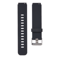 Ремешок для часов 18 мм, с быстросъемными шпильками, силикон, l-21.5 см, черный Ремешок для часов 18 мм, с быстросъемными шпильками, силикон, l-21.5 см, черный