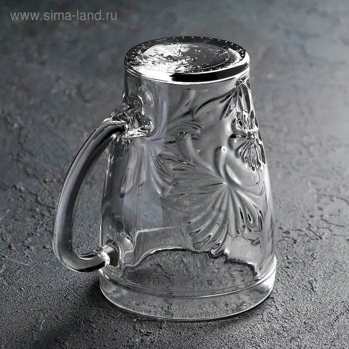 Кружка стеклянная &laquo;Грация. Цветок&raquo;, 300 мл
