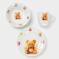 Набор посуды 3 предм. Мишутка И. у.