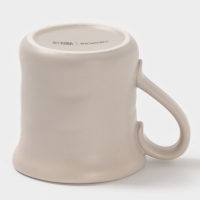 Кружка Magistro "Potter" 350мл 13х9,7х9,5 цвет светло-серый