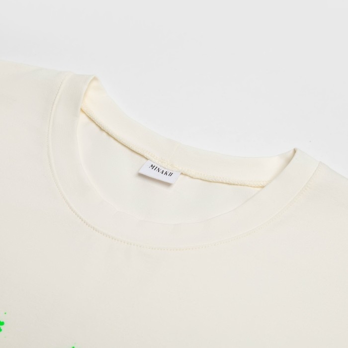 Футболка женская MINAKU "Paradise" цвет экрю, р-р 44