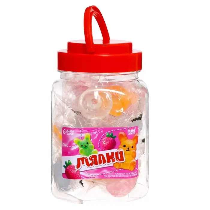 Антистресс сквиш мялка &laquo;Мармеладки&raquo;,в банке