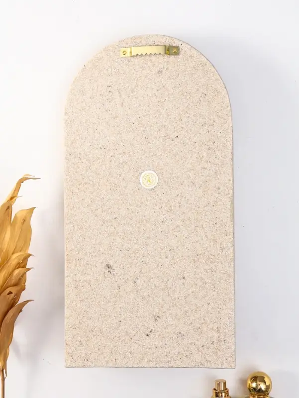 Панно интерьерное полистоун "Слон со слонёнком в джунглях" песочный 19,2х7,4х37,2 см