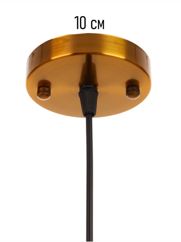 Светильник Nicole 1х40Вт Е27 медь 18х18х25см