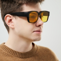 Очки для водителя, антиблик, антифары, фотохромные (хамелеон), uv 380, ширина 14.3 см Очки для водителя, антиблик, антифары, фотохромные (хамелеон), uv 380, ширина 14.3 см