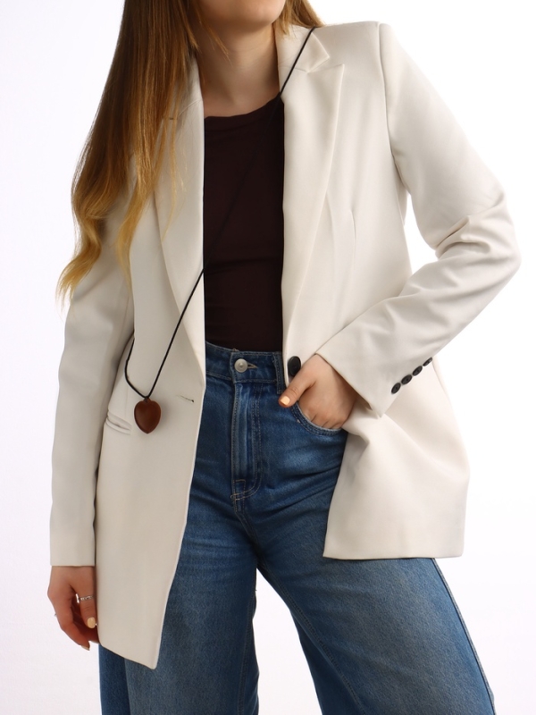 Портупея с кулоном &laquo;Сердечко&raquo; кожа, трансформер, коричневая, 150 см