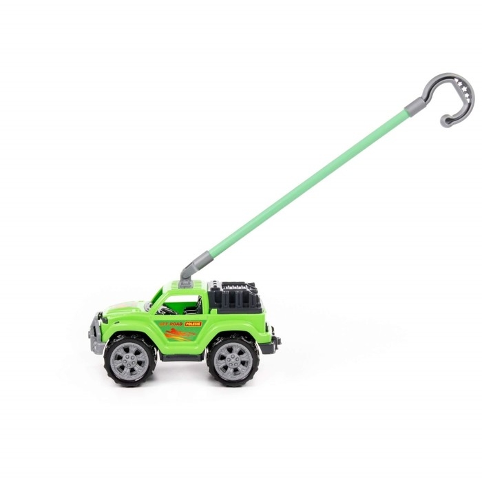 Автомобиль-каталка &laquo;Легионер&raquo;, с ручкой, цвет зелёный