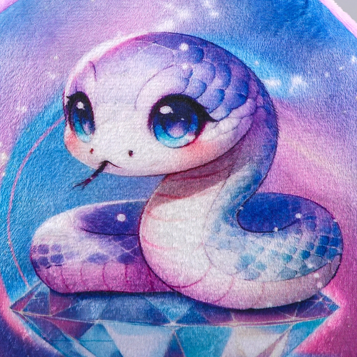 Новый год! Рюкзак детский новогодний «Волшебная змея», плюшевый, цвет фиолетовый Новый год! Рюкзак детский новогодний «Волшебная змея», плюшевый, цвет фиолетовый