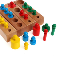 Развивающий набор цилиндров &laquo;Больше-меньше&raquo;, цветные MSN17065