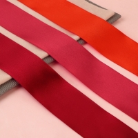 Набор атласных лент, 3 шт, размер 1 ленты: 50 мм &times; 23 &plusmn; 1 м, цвет красный спектр