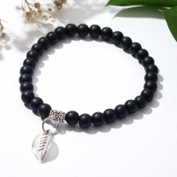 Браслет с подвеской МИКС шар №6 &laquo;Шунгит&raquo;, 5,5см