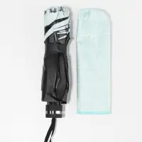 Зонт механический &laquo;Точки&raquo;, эпонж, 4 сложения, 10 спиц, R=53/61 см, d=122 см, МИКС