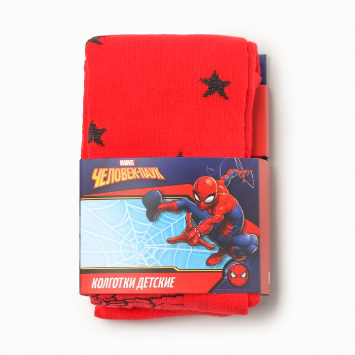 Колготки детские &laquo;Человек-Паук&raquo;, рост 92-98 см, цвет красный