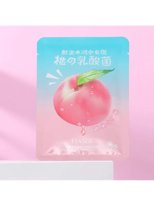 Тканевая маска для лица с экстрактом персика, увлажняющая