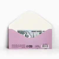 Конверт для денег &laquo;В День Юбилея&raquo;, цветы, 16,5 х 8см