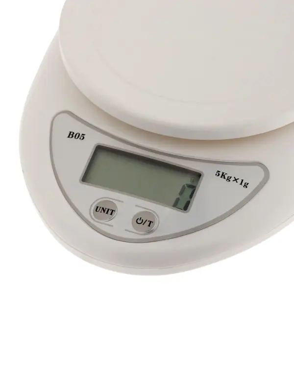 Весы кухонные LVK-706, электронные, с чашей, до 5 кг, белые