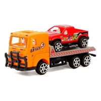 Грузовик инерционный &laquo;Эвакуатор&raquo; с машиной, цвета МИКС.