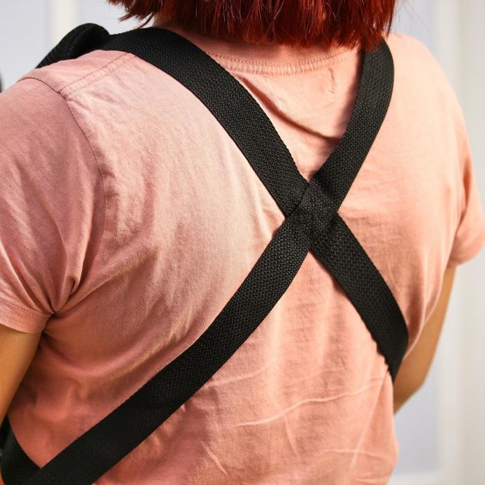 Рюкзак кенгуру для малыша &laquo;Сидим и лежим&raquo;, цвет черный