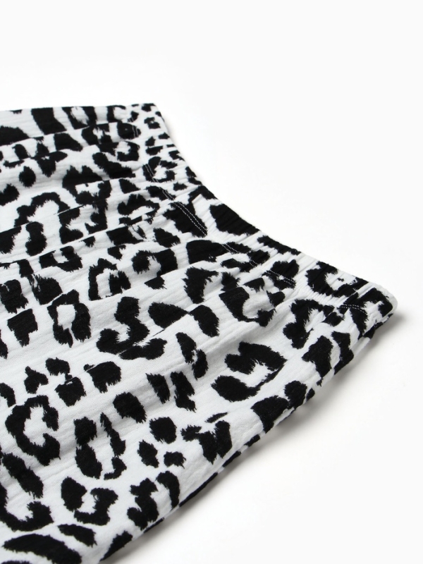 Комплект женский (рубашка, брюки) KAFTAN "Муслин: leopard" р. 52-54