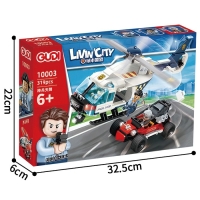 Конструктор Полиция «Вертолётная погоня», 319 деталей Конструктор Полиция «Вертолётная погоня», 319 деталей