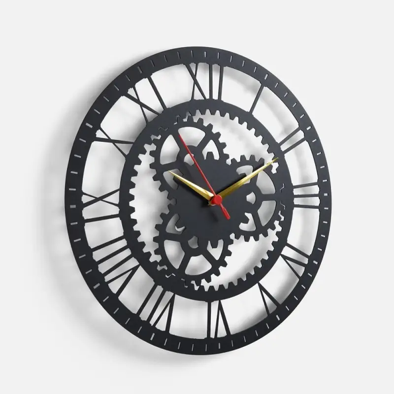 Часы &laquo;Ход времени&raquo;, черные