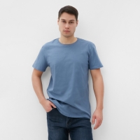 Футболка мужская, цвет серый, размер 52