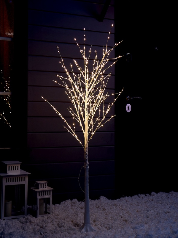 Светодиодное дерево &laquo;Яркие светлячки&raquo; 1.5 м, 300 LED, постоянное свечение, 220 В, свечение тёплое белое