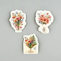 Набор стикеров &laquo;8 марта&raquo;, 5 х 5 см