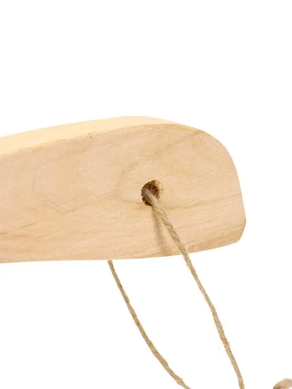 Ковш-черпак из липы 1.5л, 49 см, нержавеющий обруч, с горизонтальной ручкой