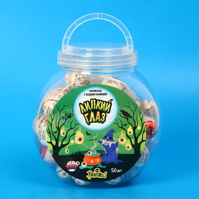 Мармелад &laquo;Липкий глаз&raquo; с жидкой начинкой 10 г