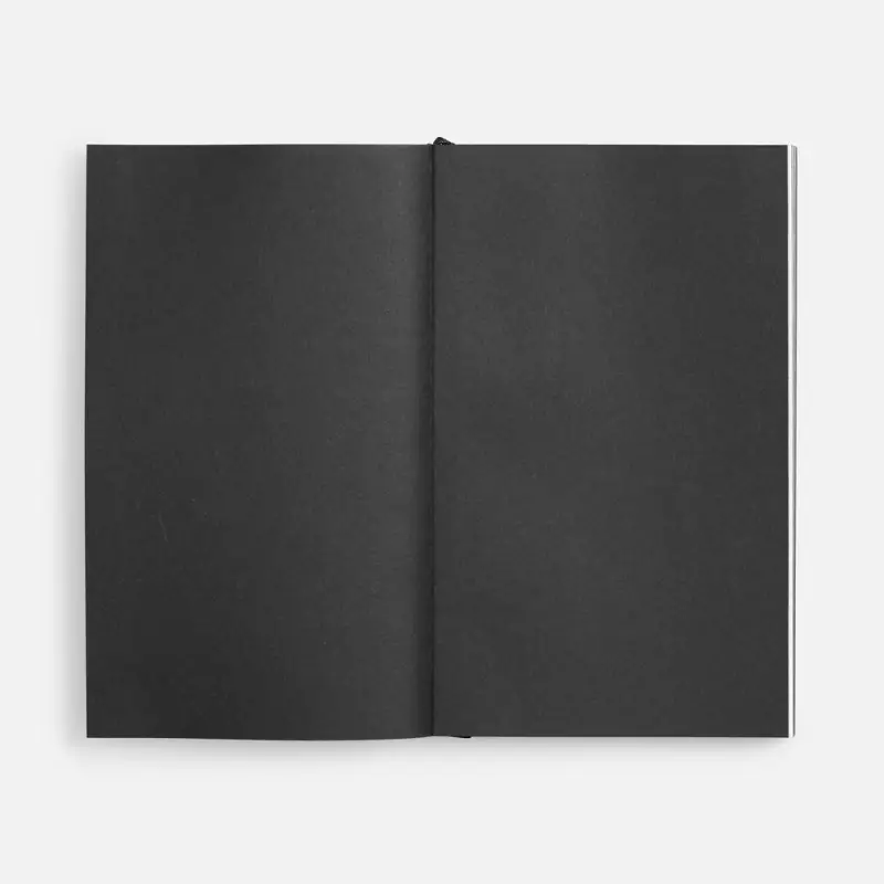 Ежедневник Flat Mini, недатированный, черный