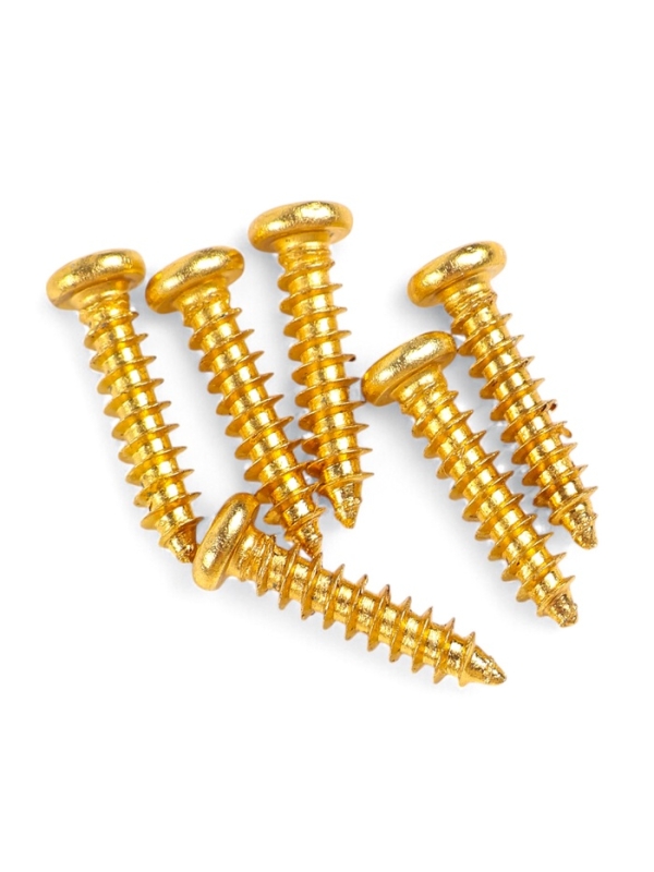 Комплект одиночной колковой механики Music Life, золотистые, 3+3