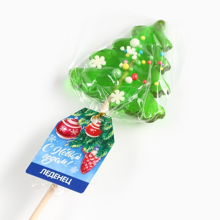 Новый год! Леденец на палочке, с посыпкой «Совестские игрушки», 25 г Новый год! Леденец на палочке, с посыпкой «Совестские игрушки», 25 г