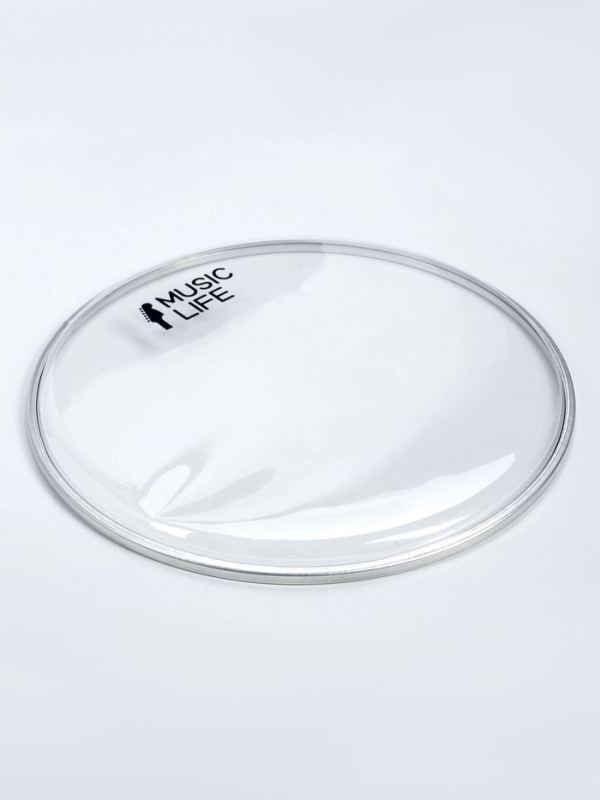 Пластик для барабана Music Life 10 дюймов, прозрачный Пластик для барабана Music Life 10 дюймов, прозрачный