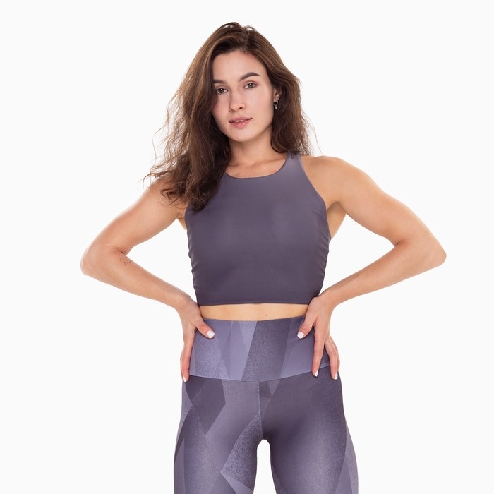 Топ женский, цвет лиловый градиент, размер 48 (L) Топ женский, цвет лиловый градиент, размер 48 (L)